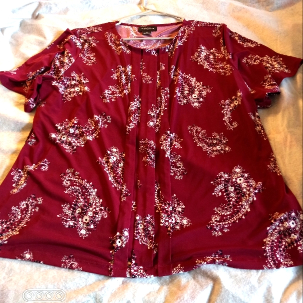 Liz Claiborne Paisly Print Poll Over Top